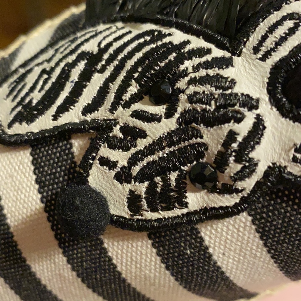Kate Spade garden zebra espadrilles Sz 10B NWT - Picture 11 of 14